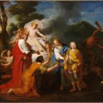 Alegoría del reconocimiento de Felipe como rey de España. Henri Antoine de Favanne,1704