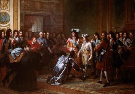 Proclamación de Felipe V como rey de España en el Palacio de Versalles. François Gerard (ca. 1812)